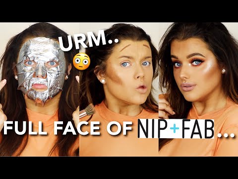 FULL FACE OF NIP+FAB MAKEUP! Okaaaay.. THEY DID THAT! | Rachel Leary - UC-Um2u0Agv8Q-OhjO6FZk1g