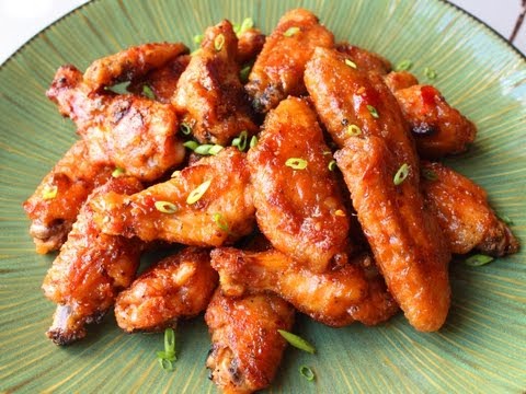 Spicy Peanut Butter & Pepper Jelly Chicken Wings - Superbowl Chicken Wings Recipe - UCRIZtPl9nb9RiXc9btSTQNw