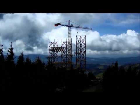 Stavba Stezky v oblacích - Timelapse construction video