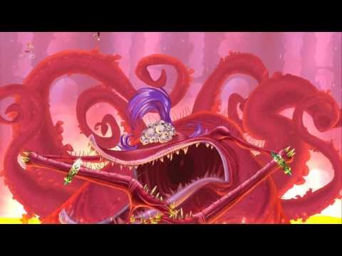 Rayman Legends 100% Walkthrough Part 64 - Mystical Pique Boss - The Mamma of All Nightmares - UCg_j7kndWLFZEg4yCqUWPCA