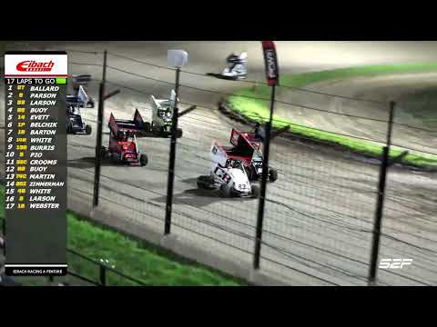 6.28 POWRi Jr. Sprint KKM Challenge Night 2 | Highlights - dirt track racing video image