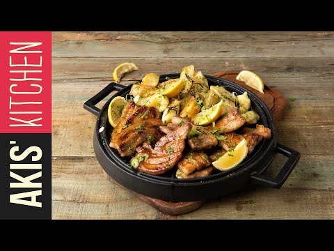 Grilled Pancetta & Baked Potato Salad | Akis Kitchen - UCcbNHNmULeU1OoNylpPIRQQ