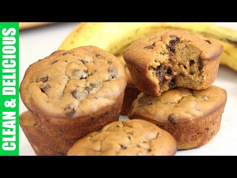 Gluten Free Chunky Monkey Muffins | Clean & Delicious - UCj0V0aG4LcdHmdPJ7aTtSCQ