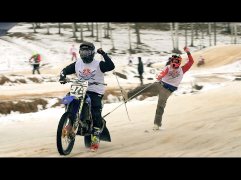 Extreme Ski Racing Behind Motorcycles | Red Bull Twitch N' Ride 2017 - UCblfuW_4rakIf2h6aqANefA