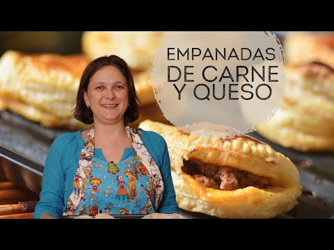 Empanadas de hojaldre rellenas de carne con queso - Receta fácil de preparar - UCvg_5WAbGznrT5qMZjaXFGA