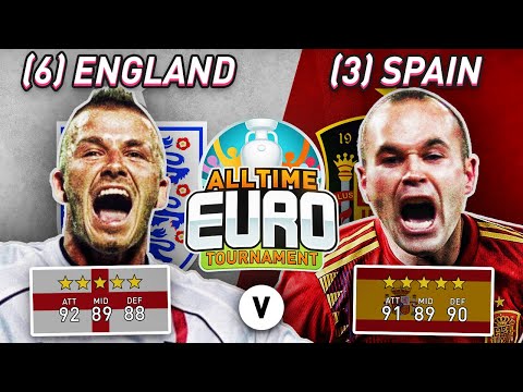 England All-Time XI vs Spain All-Time XI | FIFA 20 All-Time EURO Experiment!