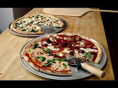 How to make Homemade Pizza From Scratch - Recipe by Laura Vitale - Laura in the Kitchen Ep. 86 - UCNbngWUqL2eqRw12yAwcICg