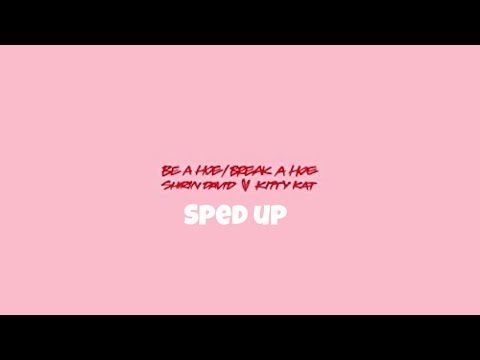 Shirin David - be a hoe/Break a hoe (sped up)