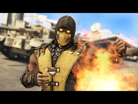 GTA 5 Mods - MORTAL KOMBAT SCORPION MOD!! GTA 5 Mortal Kombat Mod Gameplay! (GTA 5 Mods Gameplay) - UC2wKfjlioOCLP4xQMOWNcgg