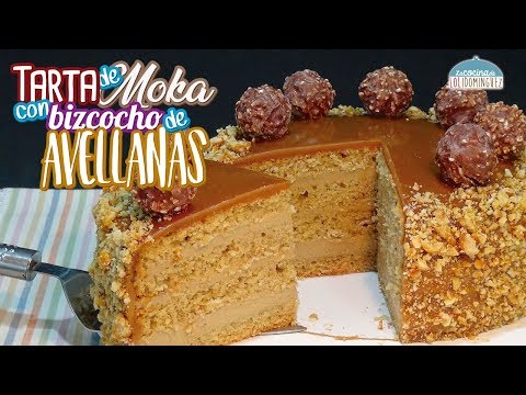 Tarta de moka (café) con bizcocho de avellanas - Recetas paso a paso - Especial día del Padre - UC5ONfXPjWgqElh0NZaRJ1tg