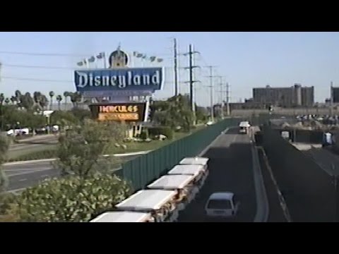 Disneyland Monorail 1998 Ride w/ Views of Disney's California Adventure Construction, Original Sign - UCe-gHr2O_LP7t0YJYHZQZlg