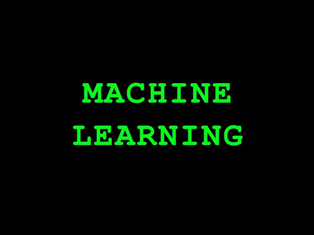 C’est Quoi Machine Learning?