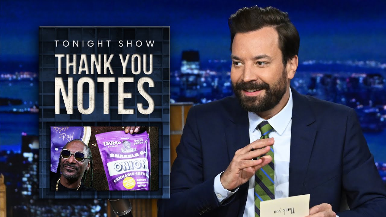 Thank You Notes: Snoop Dogg’s THC-Infused Chips, Trick-or-Treating | The Tonight Show