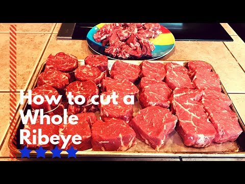 How to butcher a whole ribeye | Taking the Ribeye cap - UC9YQK394ErVUG8GYozOAsUw