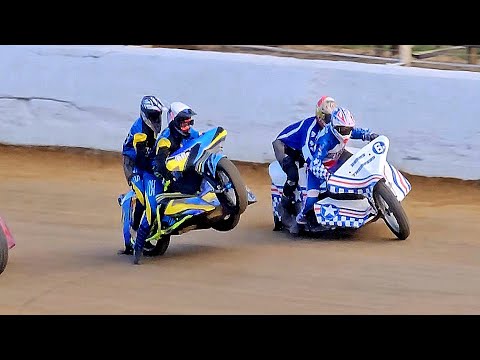 Kihikihi Speedway - 70th Anniversary Meeting Night 1 Sidecars - 29/11/24 - dirt track racing video image