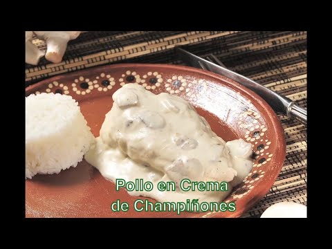 Pollo en crema de champiñones - Chicken in Cream of Mushroom - UCvg_5WAbGznrT5qMZjaXFGA