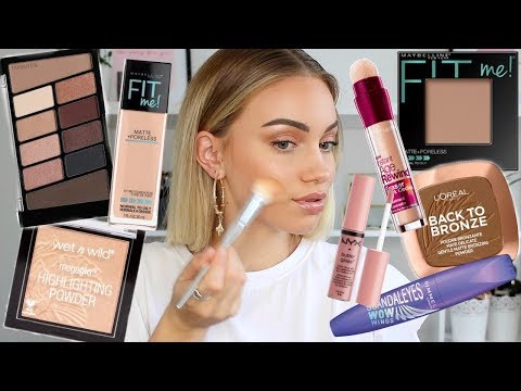 FULL FACE OF DRUGSTORE MAKEUP // New & Old Favourites!