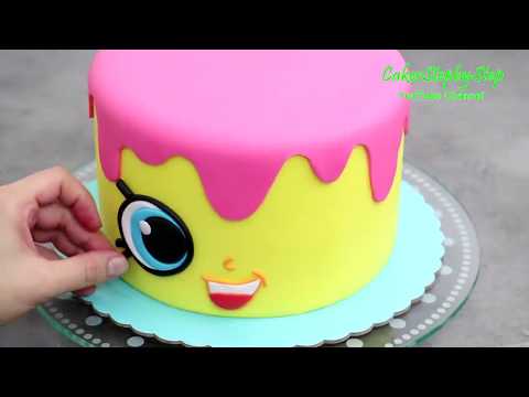 Fun and Easy Cake Decorating Design with Toys | Shopkins "Wishes" Birthday Cake - UCjA7GKp_yxbtw896DCpLHmQ