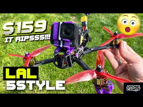 BEGINNER FPV DRONE $159! - EACHINE LAL 5STYLE - FULL REVIEW & FLIGHTS ???? - UCwojJxGQ0SNeVV09mKlnonA