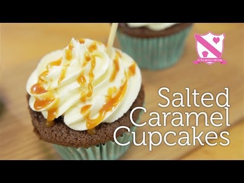 Salted Caramel Cupcakes 'Hidden Centre' - In The Kitchen With Kate - UC_b26zavaEoT1ZPkdeuHEQg