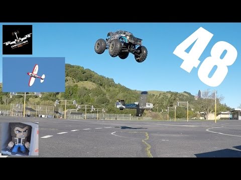 VLOG 48 | X-Maxx gets some Air! | E-flite Commander | Don't even try to steal Logan - UCKqpeIILaupg-SvrIstn-yA