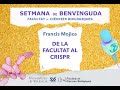 Image of the cover of the video;Conferència 'De la Facultat al CRISPR' per Francisco Martínez Mójica. Setmana de Benvinguda 2025.