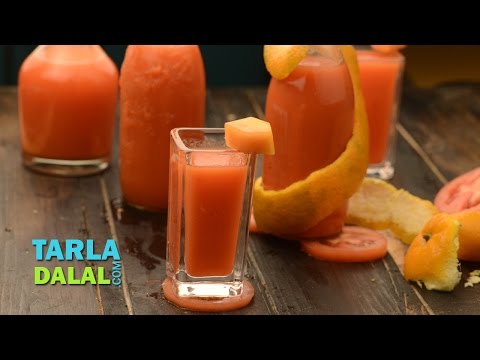 Tomato, Orange, Carrot and Papaya Juice ( Vitamin A and C) by Tarla Dalal - UCYRRwNWXxCKFaVjFuXo1I8Q