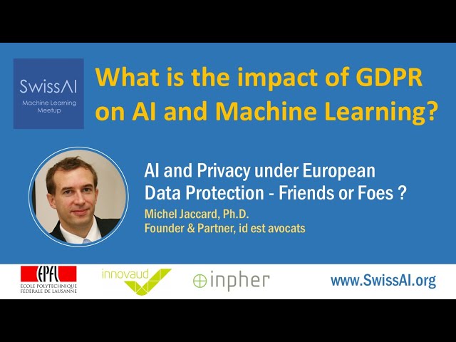 How GDPR Affects Machine Learning
