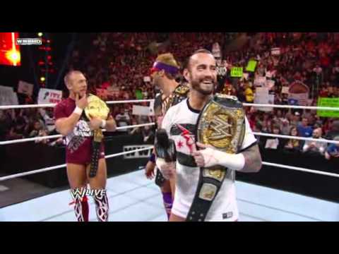 Raw - CM Punk, Bryan and Ryder celebrate their victories at WWE TLC - UCJ5v_MCY6GNUBTO8-D3XoAg