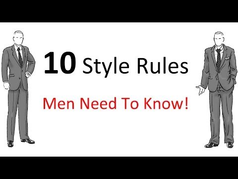 10 Style Rules Every Man Should Know | Men's Fashion Guidelines To Follow | Style Rules For Men - UCmRfQHc3U4fV1-i8Ry1HmtA