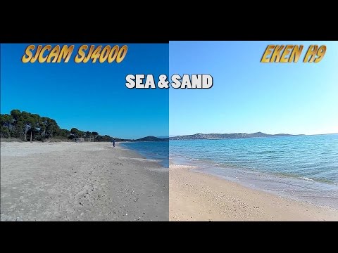 sj4000 vs Eken H9 side by side: sea, sand and forest - UCyly0SkVXoQ3nHbKj1QignA