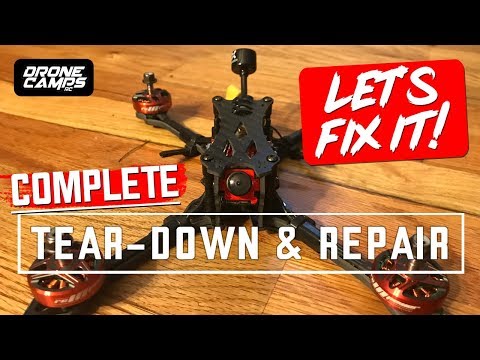 FPV RACE QUAD REPAIR - FIX IT! - COMPLETE Tear Down & Repair Tutorial - UCwojJxGQ0SNeVV09mKlnonA