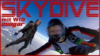 Skydive - Fallschirmspringen - WtD 2sogar am abstürzen? [Vlog HD]