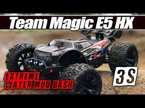 EXTREME TEST! - Team Magic E5 HX RC Truck - WATERPROOF, 15ft BIKE JUMPS, RC TRACK - Full Review - UCwojJxGQ0SNeVV09mKlnonA