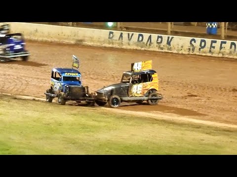 BayPark Speedway  - Ministocks - 12/3/22 - dirt track racing video image