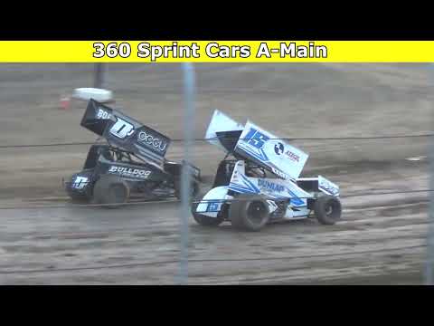 Grays Harbor Raceway, August 26, 2023, 360 Sprint Cars A-Main - dirt track racing video image