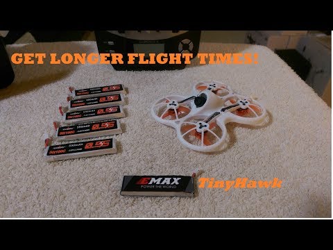 EMAX Tinyhawk - GET LONGER FLIGHT TIMES WITH THESE BATTERIES!  - UCTyUlPiyU9TyfHMH8L7fjzQ