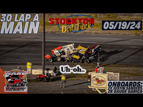 410 Sprint Car NARC A Main Event - New Track Reshaped: 4th Time's The Charm? | Stockton Dirt Track - dirt track racing video image