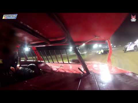 #00M Matt Brookshire - Midwest Mod - 7-20-2024 Springfield Raceway - In Car Camera - dirt track racing video image