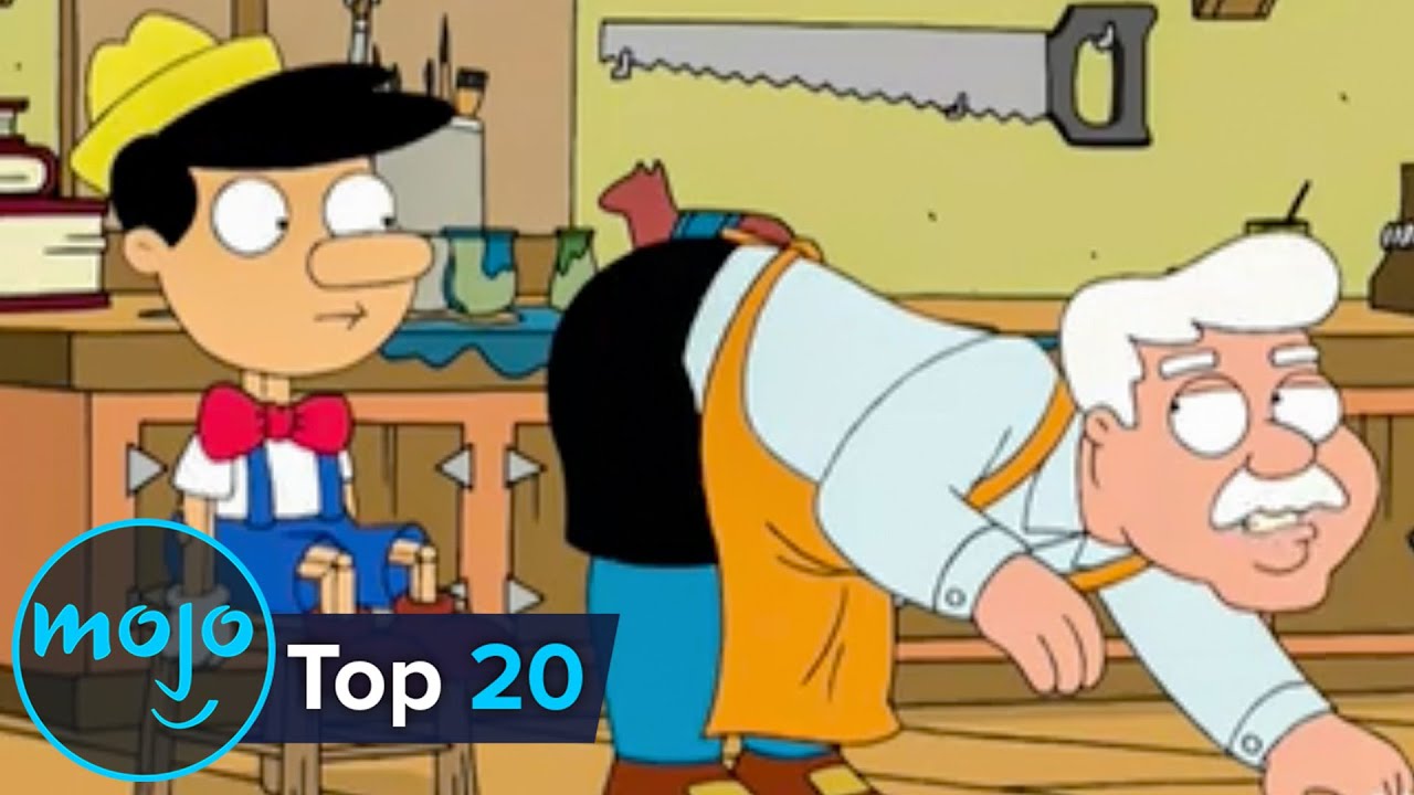 Top 20 Times Family Guy Made Fun of Disney
