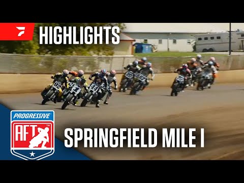 American Flat Track at Springfield Mile I 9/1/24 | Highlights - dirt track racing video image