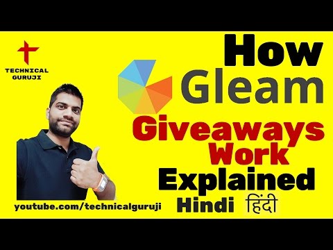 [Hindi] How GLEAM Giveaways work? Explained in Detail - UCOhHO2ICt0ti9KAh-QHvttQ