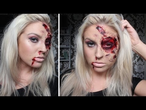 ♡ Burnt & Bloody SFX Makeup ♡ Halloween Tutorial - Liquid Latex - UCMpOz2KEfkSdd5JeIJh_fxw