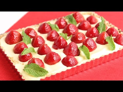 Lemon Curd Strawberry Tart Recipe - Laura Vitale - Laura in the Kitchen Episode 792 - UCNbngWUqL2eqRw12yAwcICg