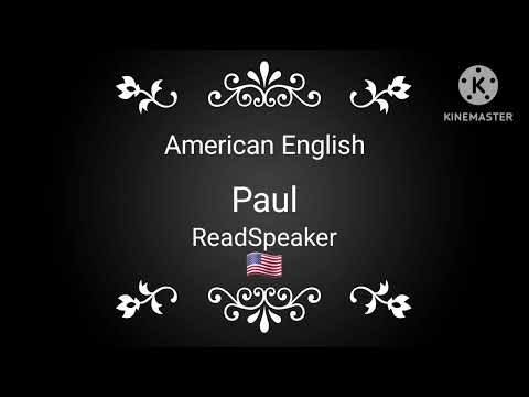 ReadSpeaker: Paul (American English) TTS Voice Review
