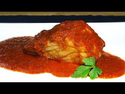 Receta Bacalao en salsa vizcaína - Recetas de cocina, paso a paso, tutorial - UC5ONfXPjWgqElh0NZaRJ1tg