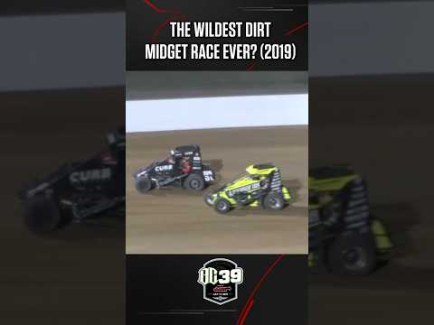 🫣  The 2019 #bc39 Stoops Pursuit race was one of the wildest dirt track races ever. #usac - dirt track racing video image
