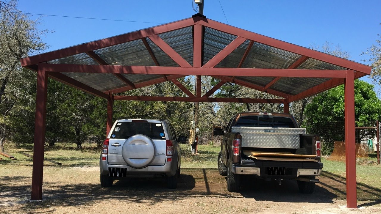 Building A Metal Carport Part 2 Audiomania Lt