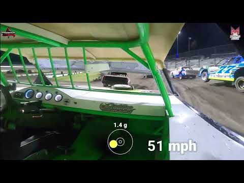 #27T Jeff Tennant - USRA Stock Car - 5-3-2024 Arrowhead Speedway - In Car Camera - dirt track racing video image