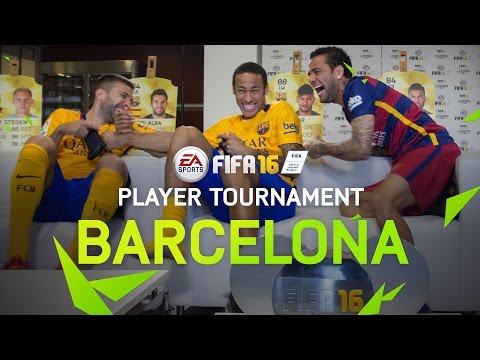 FIFA 16 - FC Barcelona Player Tournament - Neymar, Alves, Alba, Turan, Ter Stegen, Bravo - UCoyaxd5LQSuP4ChkxK0pnZQ